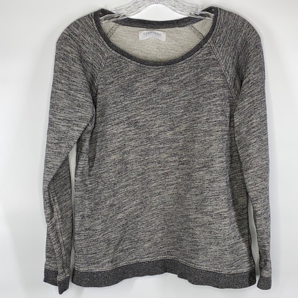 Everlane The Crew Gray Pullover Sweatshirt Size Small - Picture 1 of 5